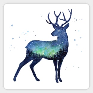 Reindeer with Galaxy Sticker